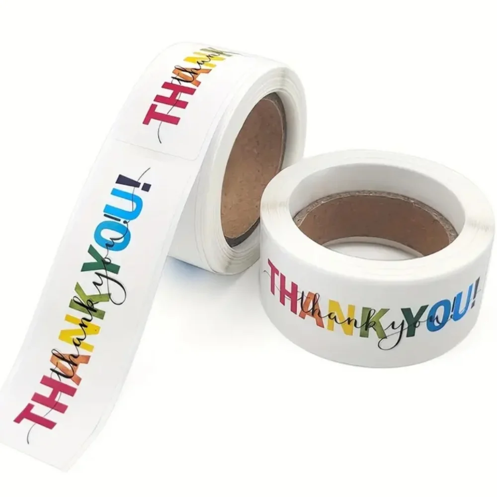 100 Pc pack Thank You Cards and Stickers